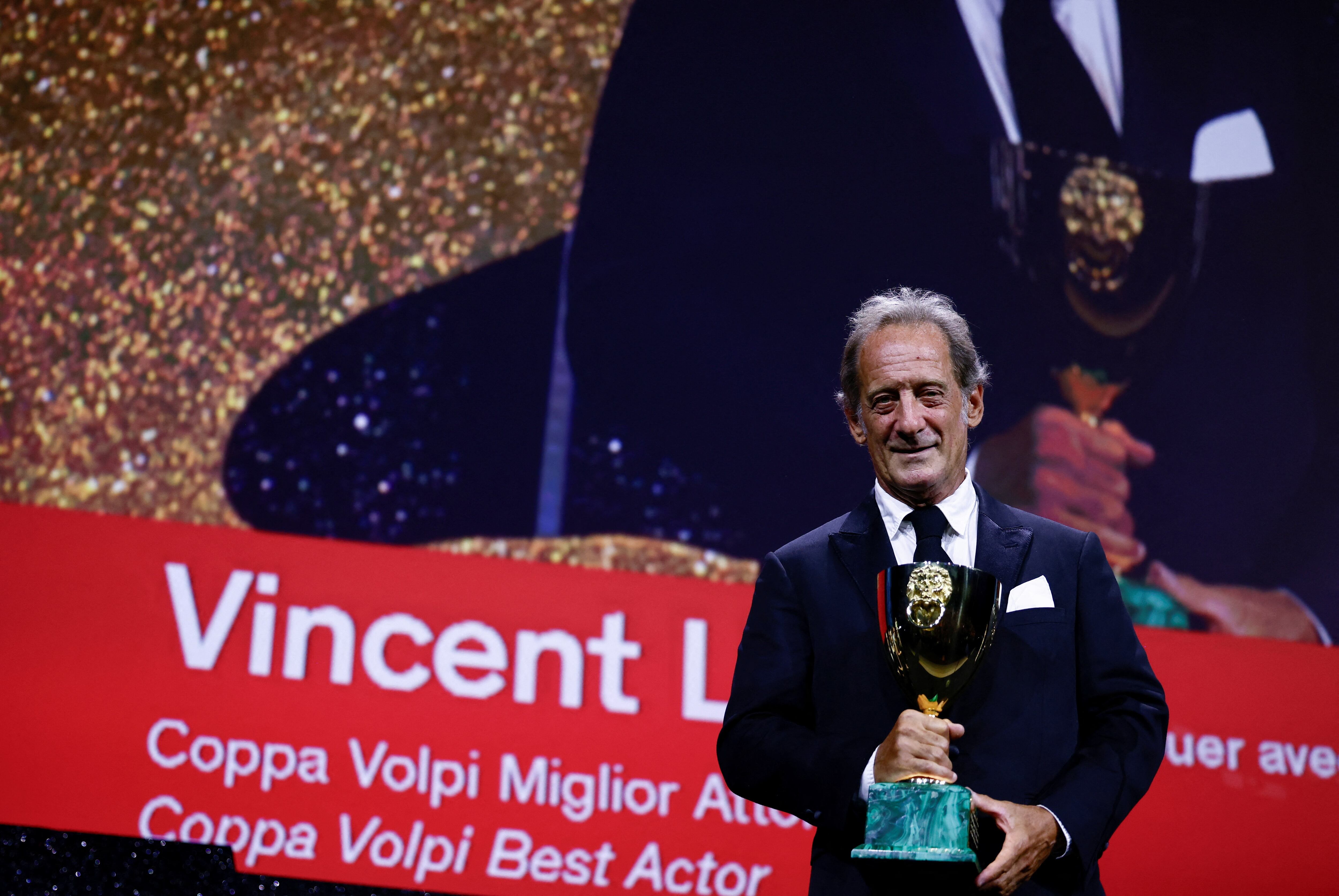 El actor francés Vincent Lindon ganó la Coppa Volpi al mejor actor por su interpretación en "Jouer avec le feu" (The Quiet Son)