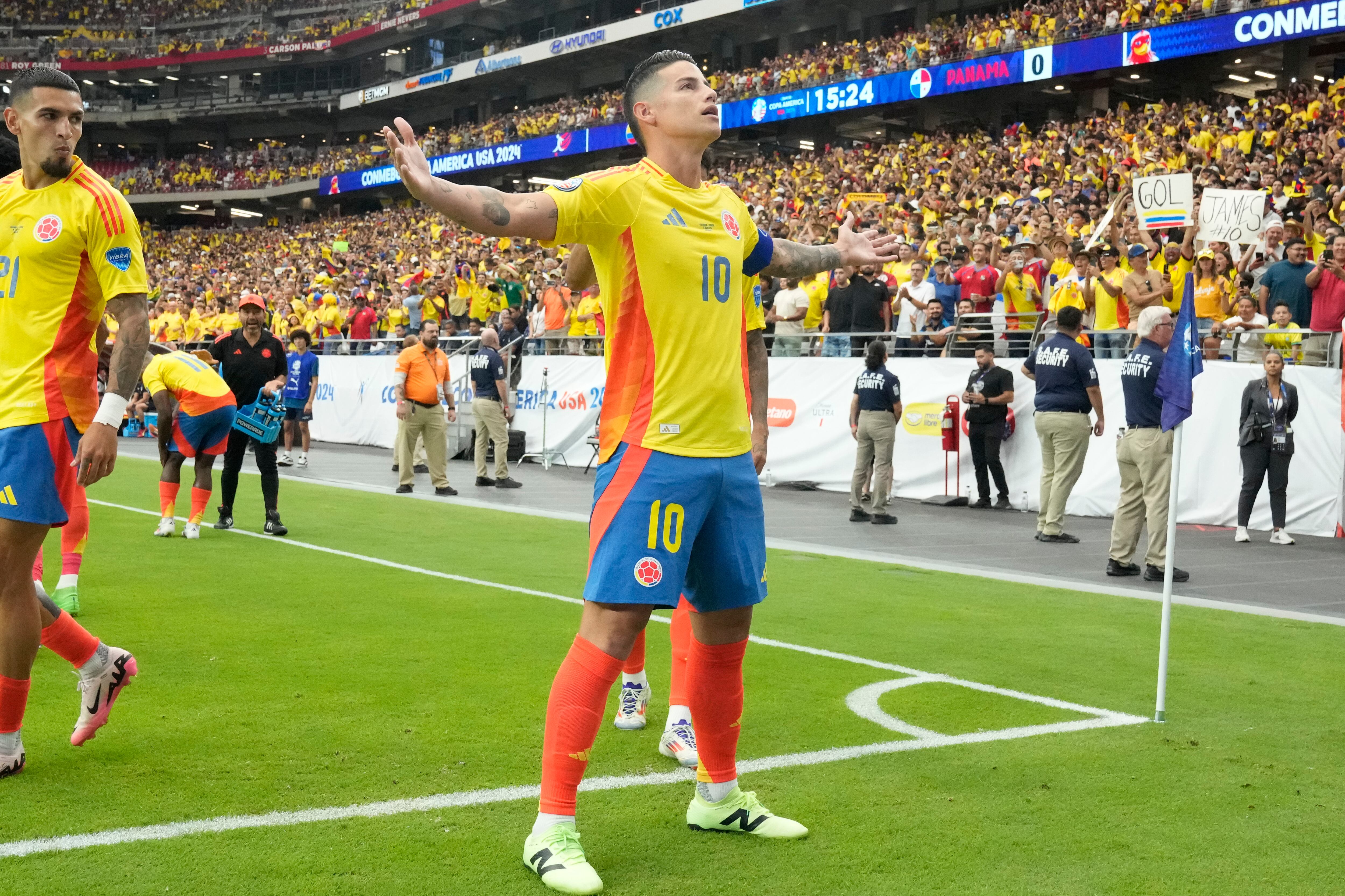 La selección Colombia ha demostrado ser contudente de cara al arco. (Foto: AP Foto/Rick Scuteri)