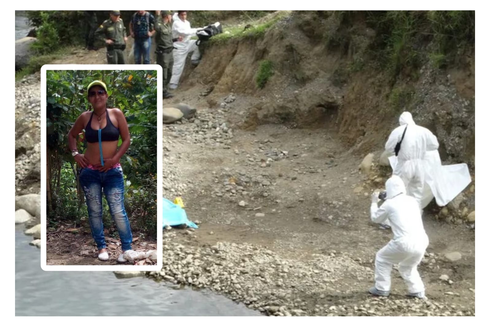 Un ciudadano descubrió el cadáver de Mayerly Sunce Hurtado, habitante en condición de calle que murió ahogada tras riña con otra mujer - crédito suministrada a Tu Barco / Colprensa