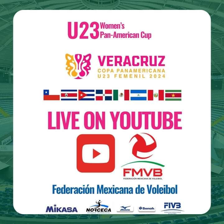 Federación Mexicana de Voleibol se encarga de transmitir la Copa Panamericana Sub 23.