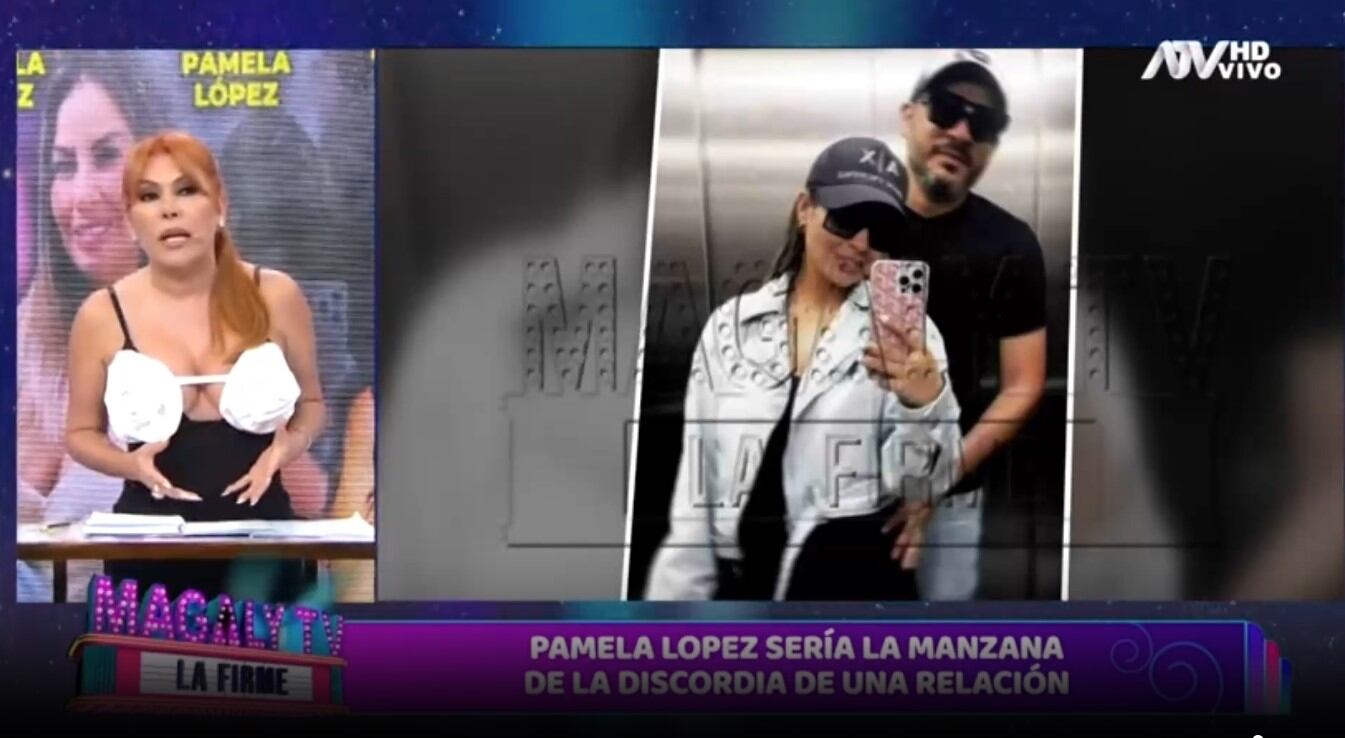 Magaly Medina cuestionó duramente a Pamela López por nuevo romance: "No estás preparada, tienes que sanar". (Captura: Magaly TV La Firme)