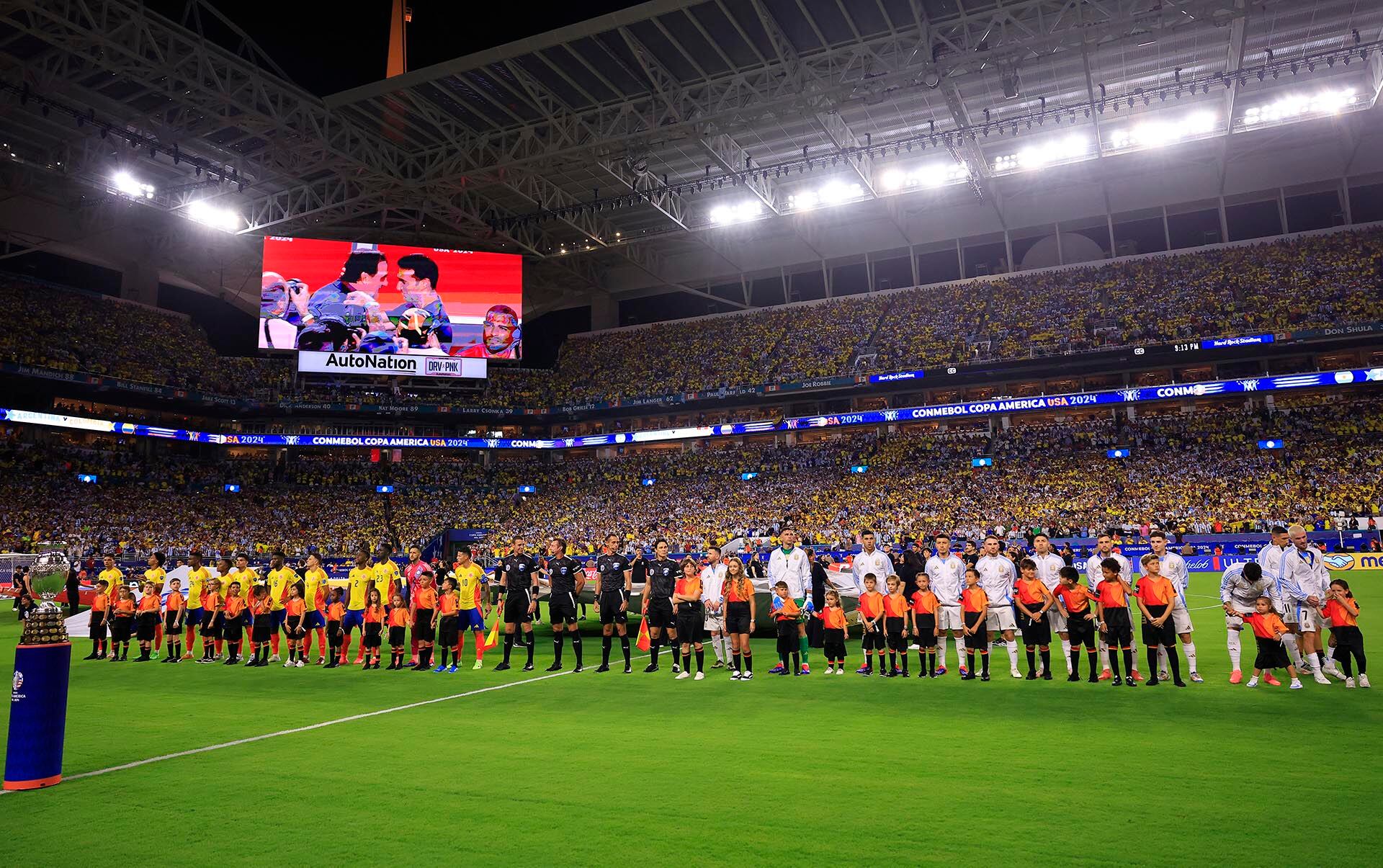 Copa América 2024 - Argentina Colombia - Himnos Argentina y Colombia