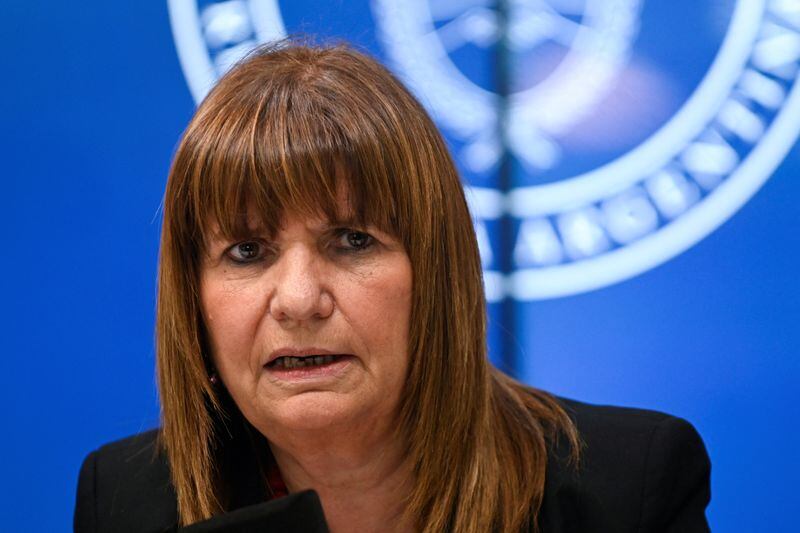 Patricia Bullrich, ministra de Seguridad de la Nación. REUTERS/Martin Cossarini