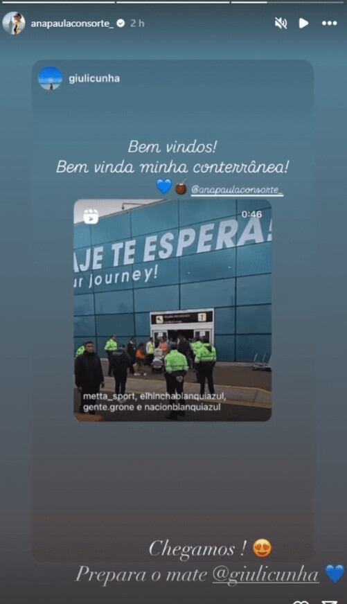 Ana Paula Consorte y su mensaje a la esposa de Hernán Barcos tras llegada de Paolo Guerrero a Alianza Lima.