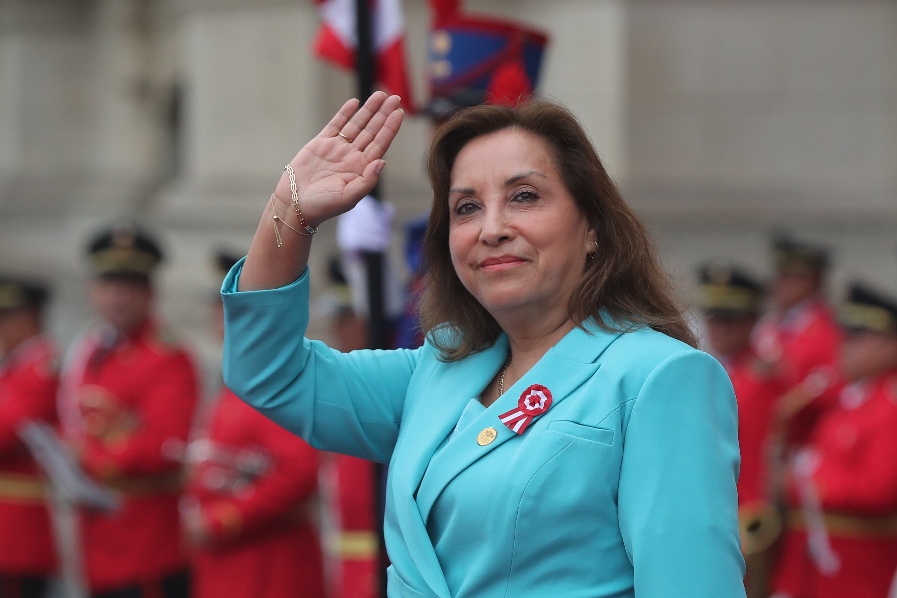 Fotografía de archivo de la presidenta del Perú, Dina Boluarte. EFE/ Paolo Aguilar
