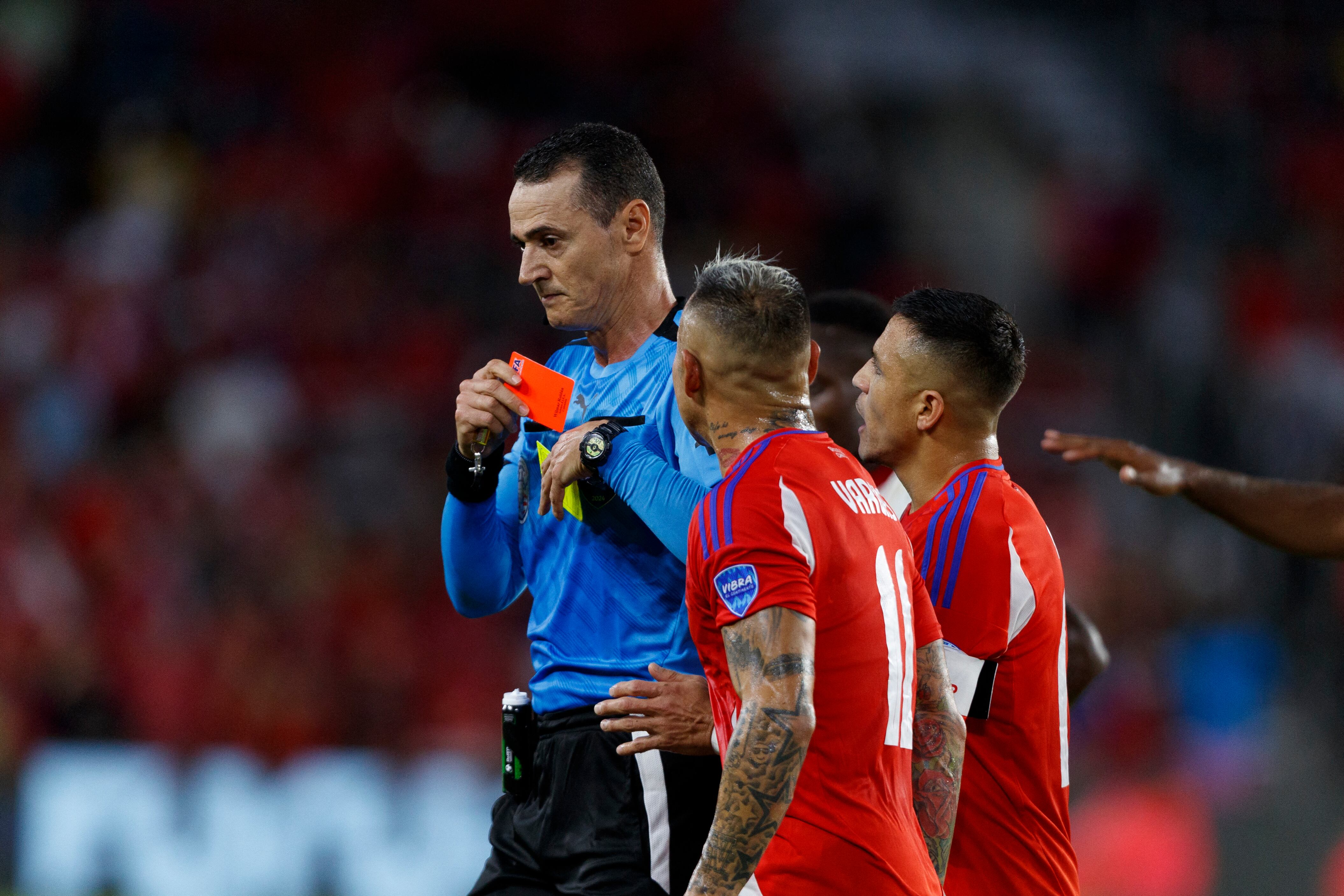 Wilmar Roldán dirigió su segundo partido en la Copa América, y es candidato a arbitrar partidos en las instancias más importante del campeonato - crédito Morgan Tencza-USA TODAY Sports