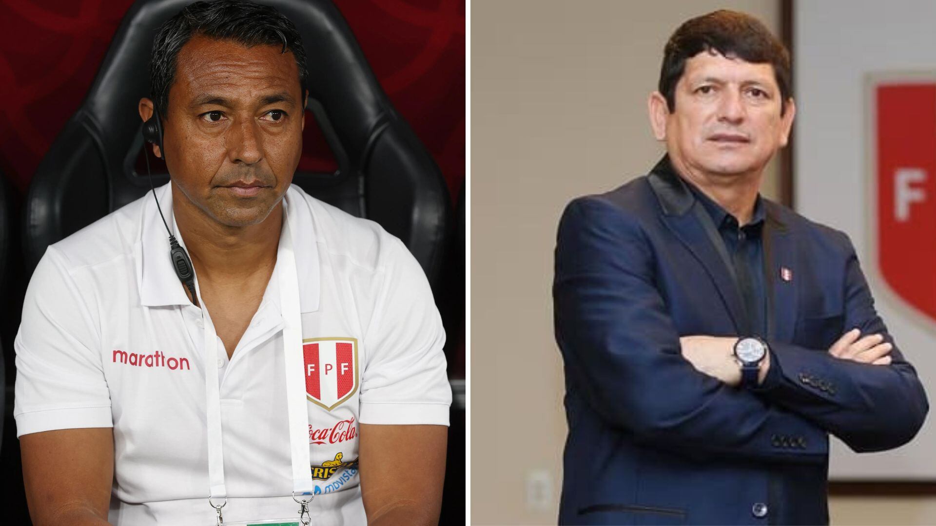 Nolberto Solano se pregunta cómo Agustín Lozano alteró la secuencia del estilo de juego de Perú. - Crédito: AP / GEC