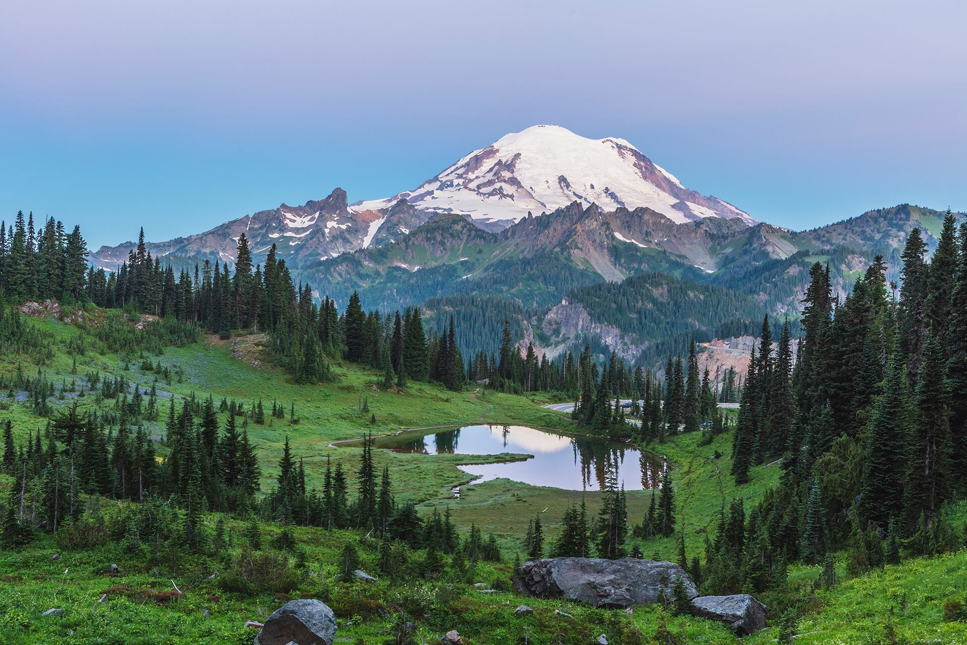 monte Rainier, en Estados Unidos