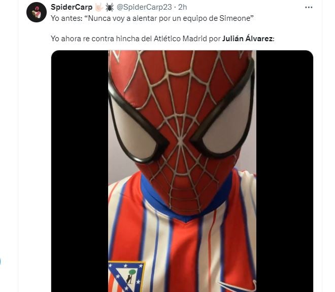 memes julián álvarez debut atlético de madrid