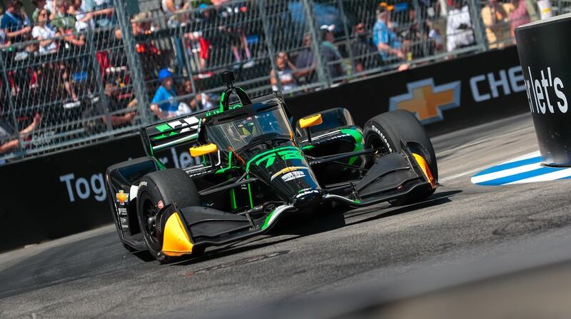 Canapino demuestra un franco ascenso en cada carrera en la IndyCar (Juncos Holliner Racing)