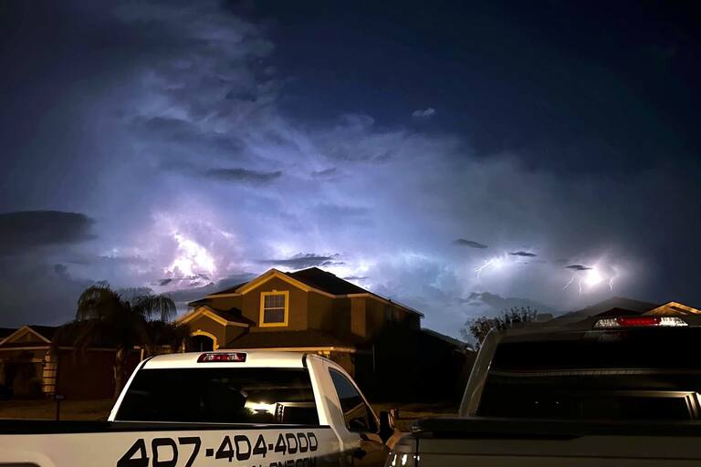 Orlando es una ciudad donde habitualmente se registran tormentas eléctricas.