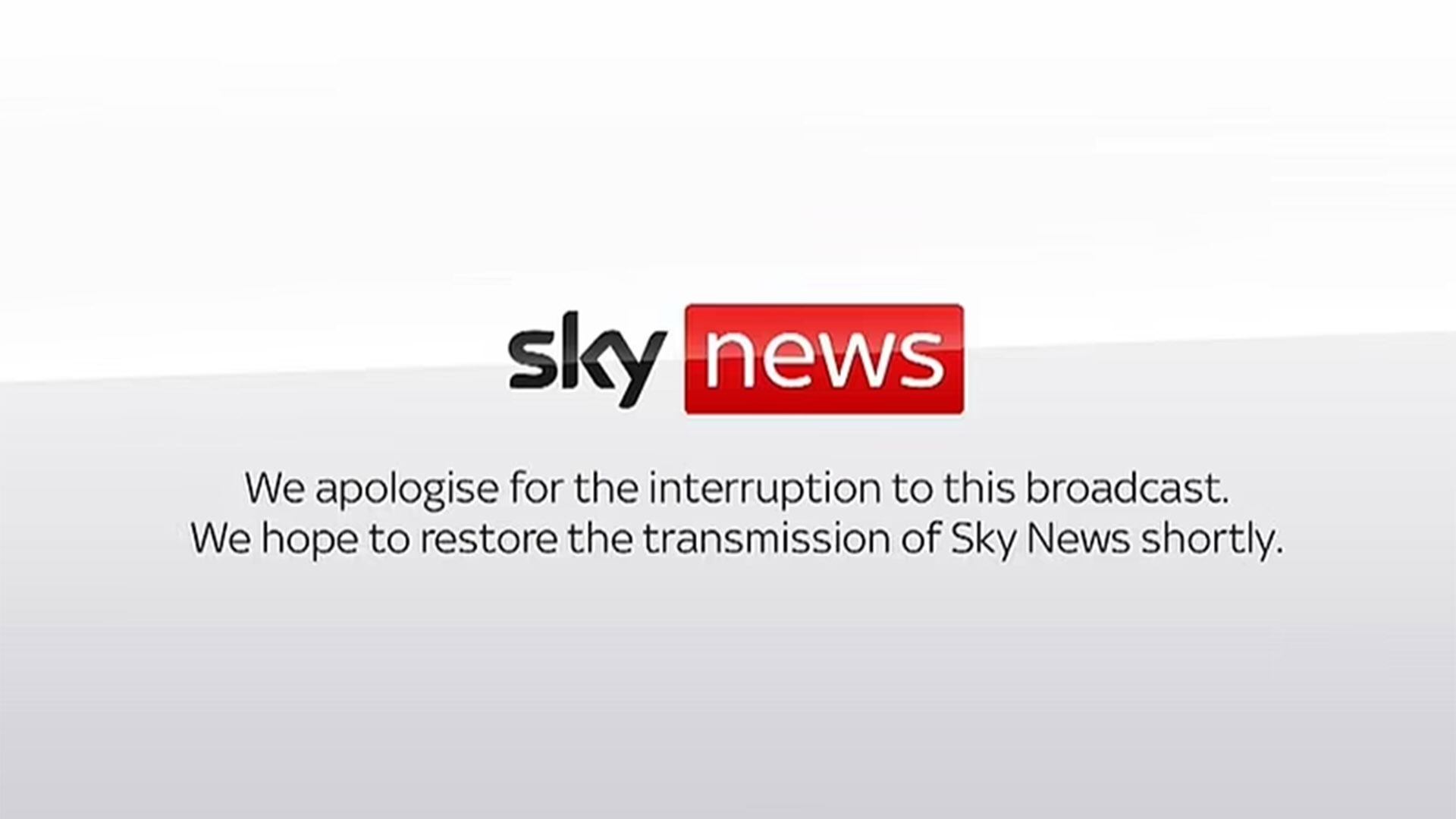 Sky News salió del aire tras el problema técnico con el sistema operativo de Microsoft captura