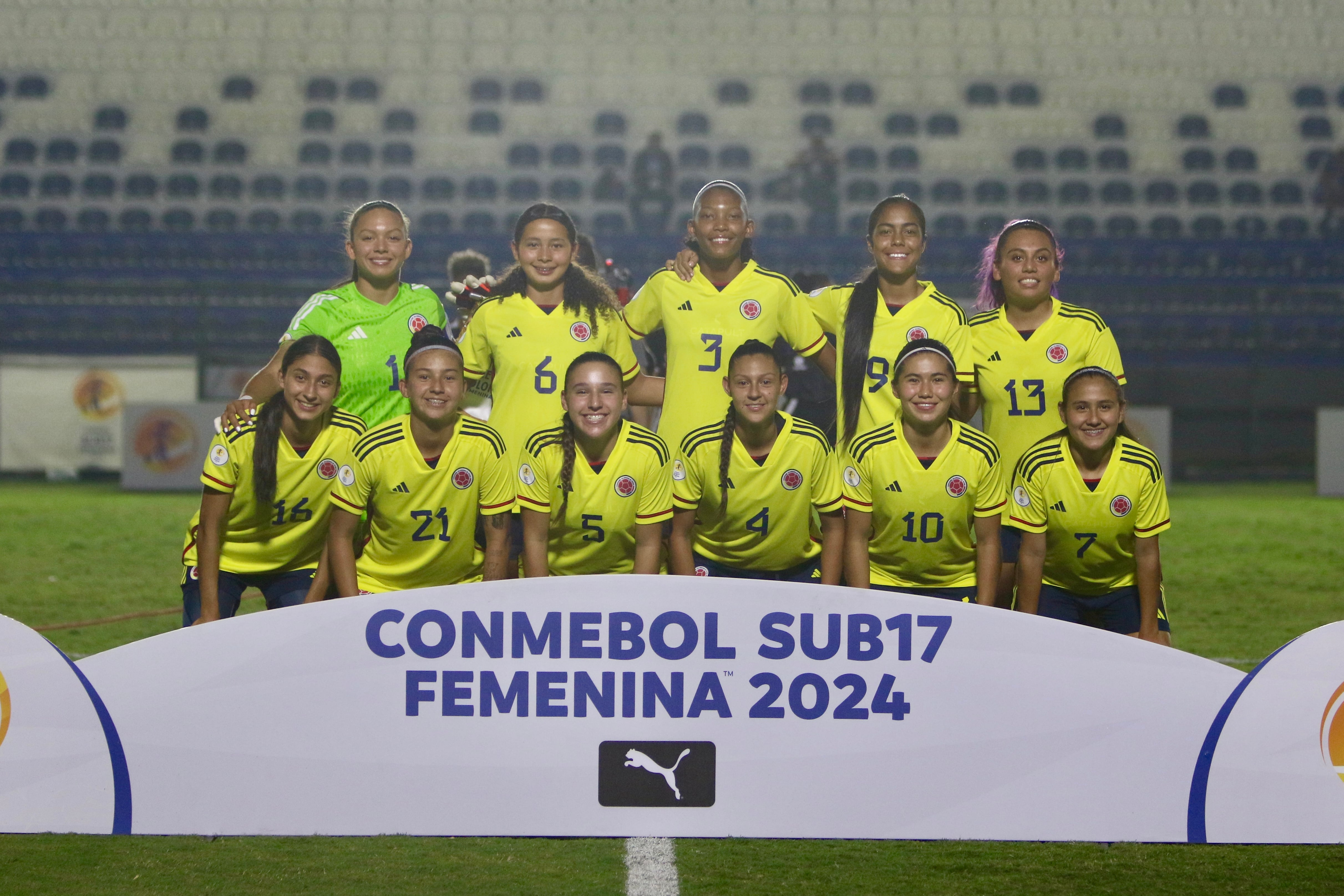 La selección Colombia sub-17 es el mejor equipo del Campeonato Sudamericano luego de cuatro jornadas - crédito Conmebol