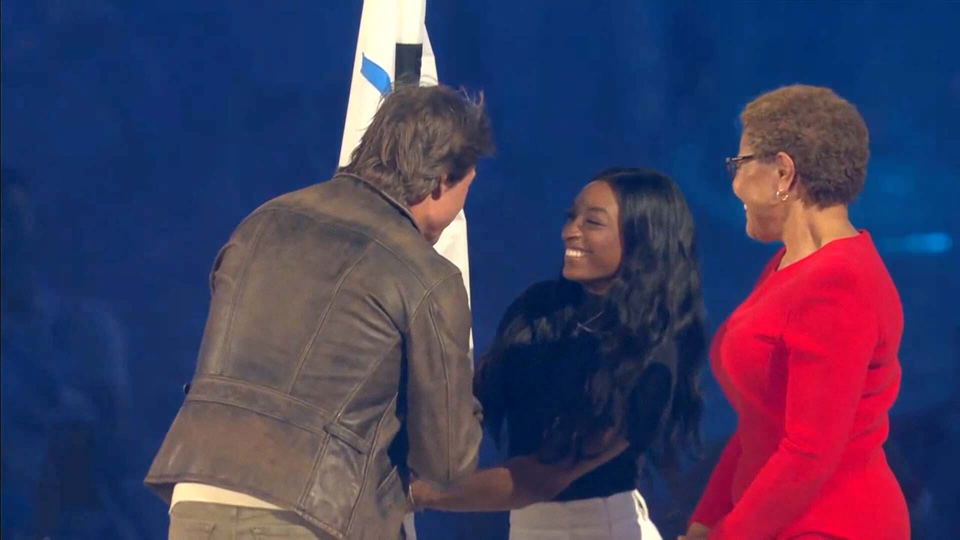 La intervención de Tom Cruise en la ceremonia de clausura de los Juegos Olímpicos