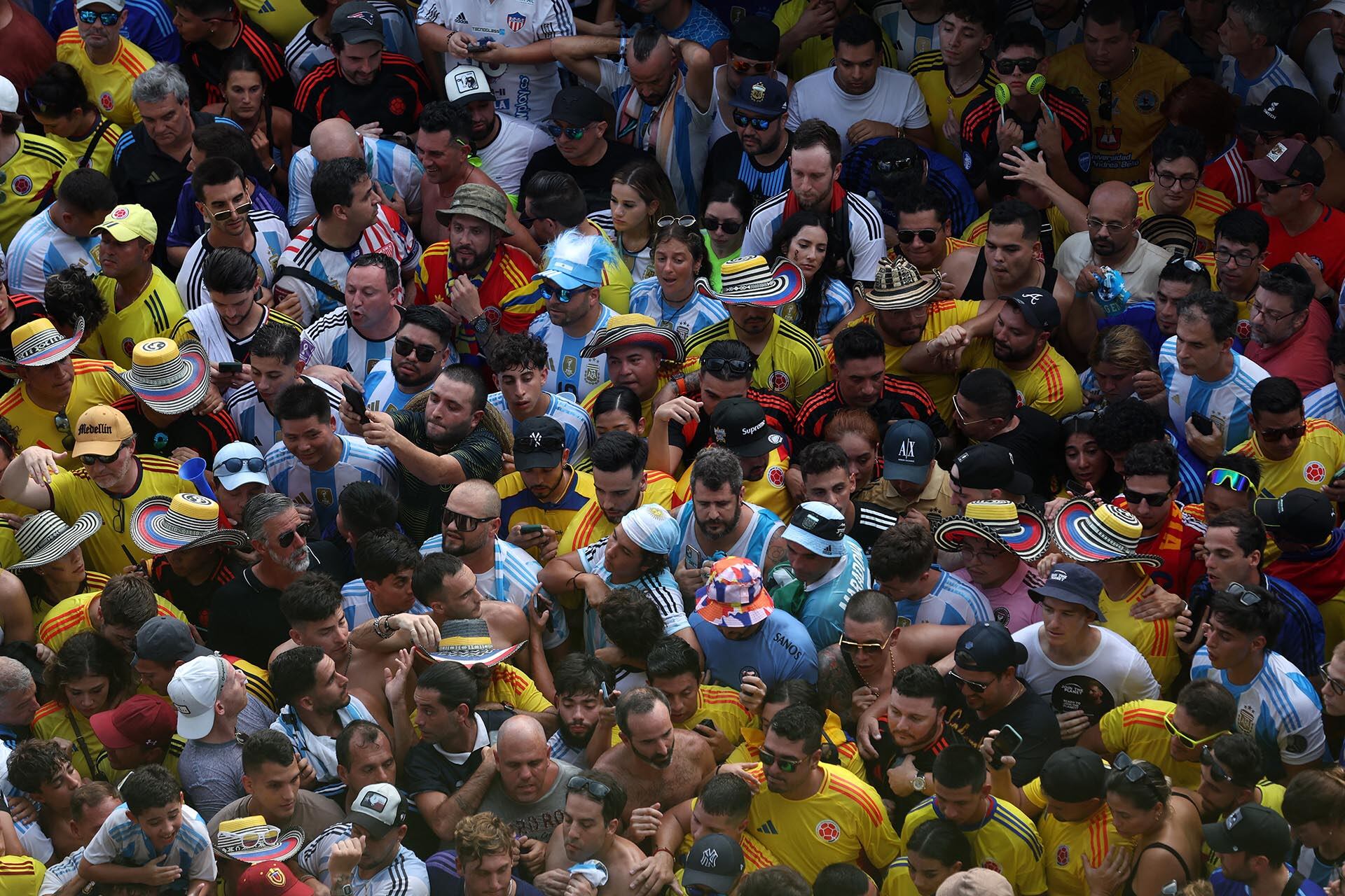 Copa América 2024 - Argentina Colombia - Incidentes en la entrada