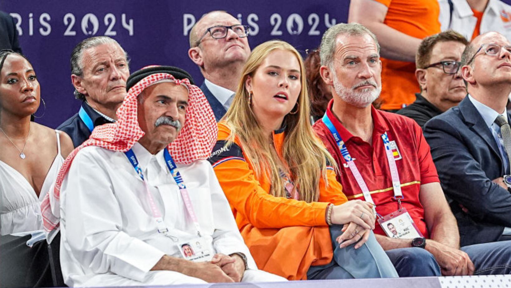 La princesa Amalia de Holanda y el rey Felipe VI en los Juegos Olímpicos de París (Photo by Andre Weening/BSR Agency/Getty Images)