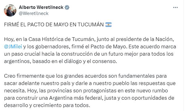 tuits pacto de mayo