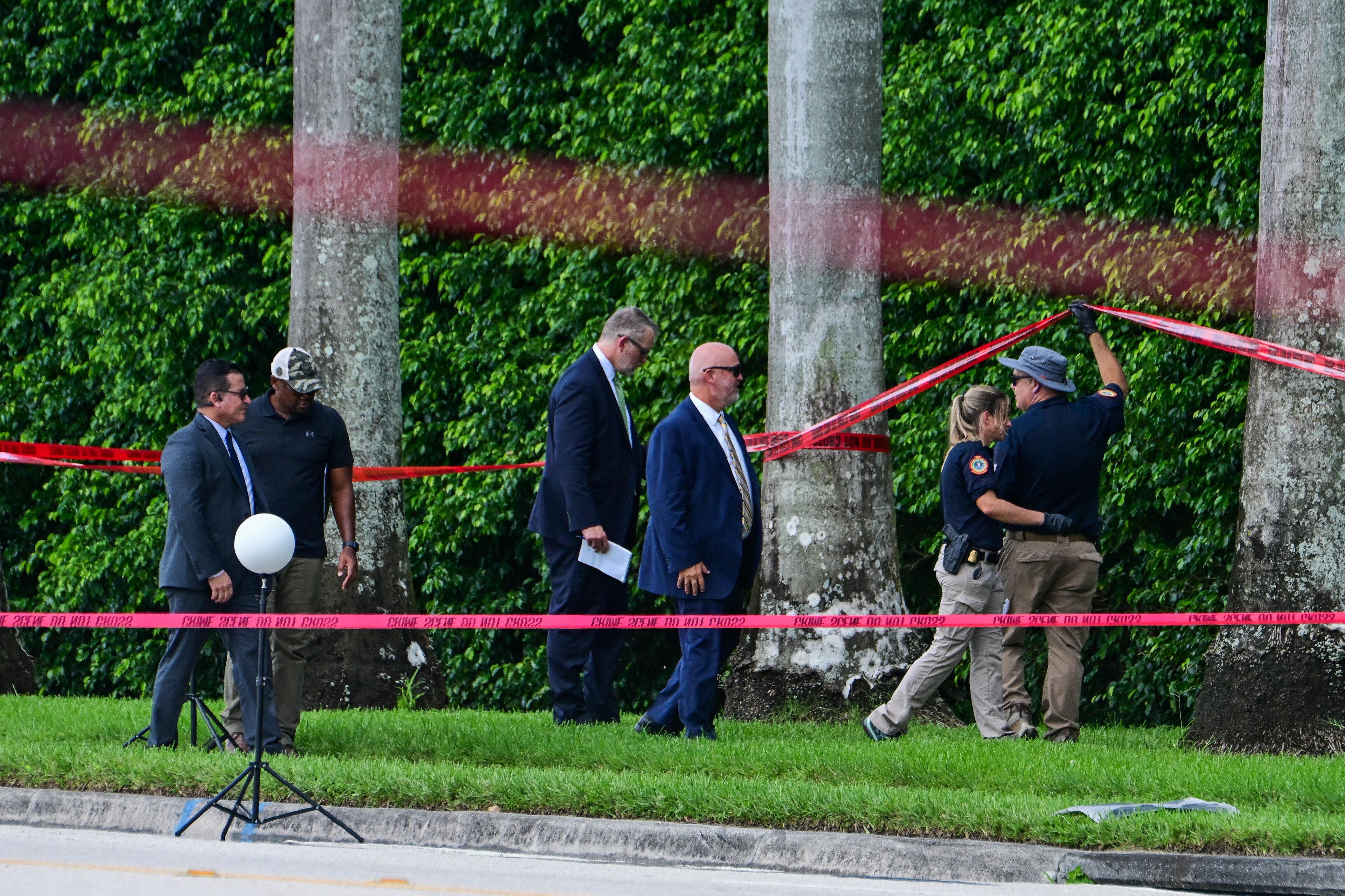 El incidente ocurrió mientras Trump jugaba golf en el Trump International Golf Club de West Palm Beach. (REUTERS/Giorgio Viera)