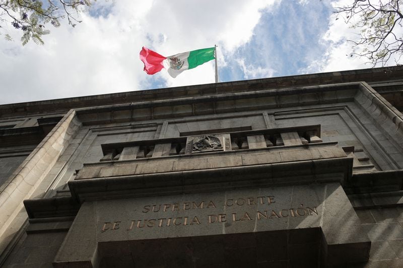 FOTO DE ARCHIVO: Una vista general del edificio de la Corte Suprema, en Ciudad de México, México. 2 de enero de 2023. REUTERS/Henry Romero/Archivo