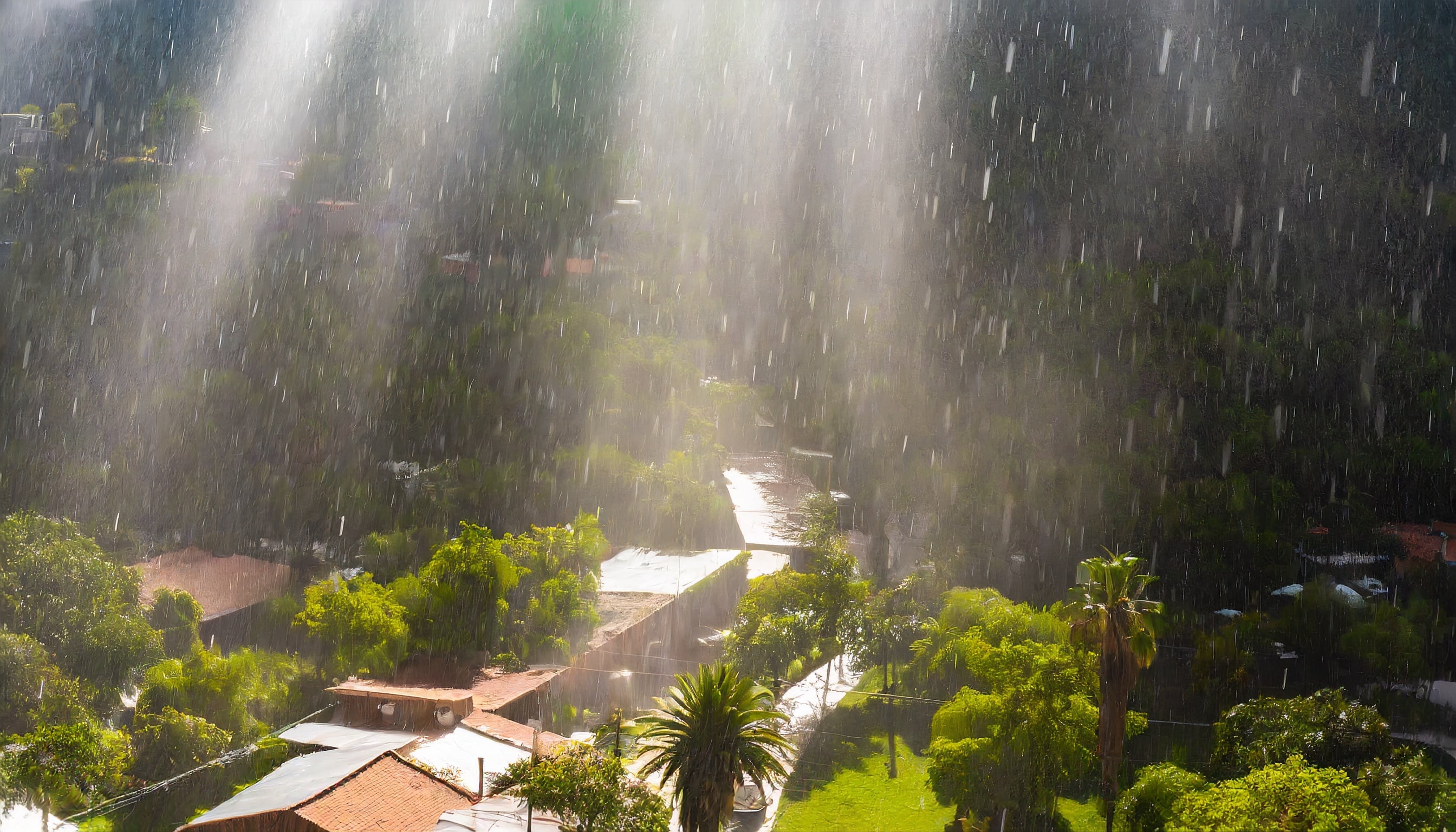 Esta imagen muestra lluvia intensa y viento furioso en México, un recordatorio de la poderosa y a veces devastadora fuerza de la naturaleza. - (Imagen ilustrativa Infobae)