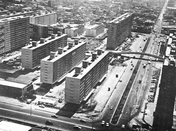 El proyecto de vivienda de Tlatelolco es uno de los más icónicos de la Ciudad de México.