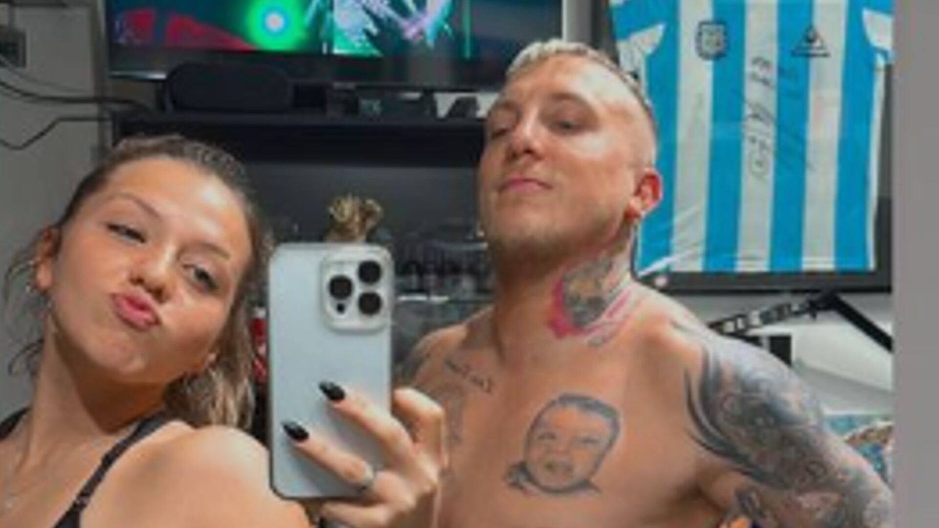 El Polaco y su hija Sol se hicieron un significativo tatuaje (Instagram)