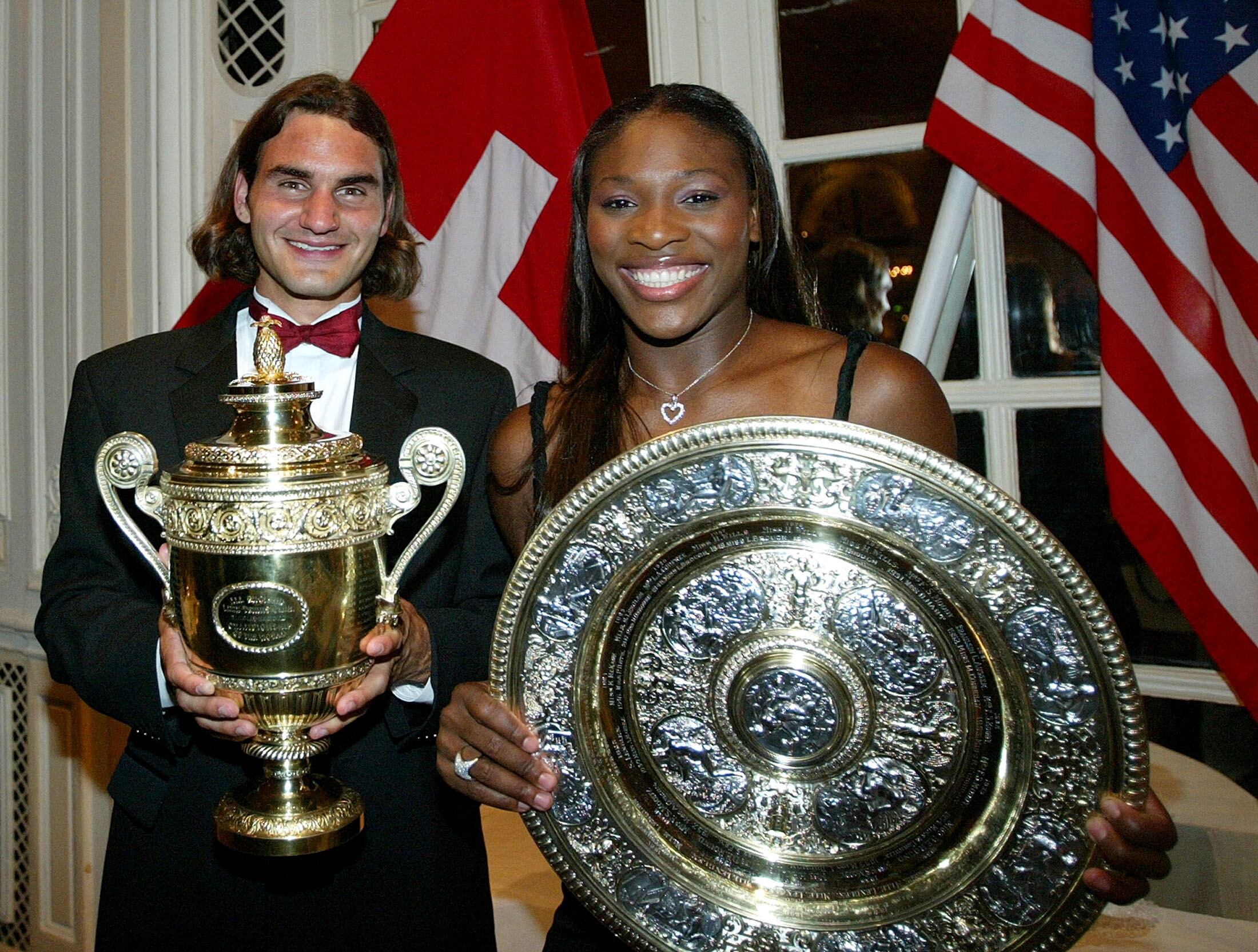 Aún cuando rondaban los 40 años de edad, Roger Federer y Serena Williams seguían marcando diferencia en el tenis