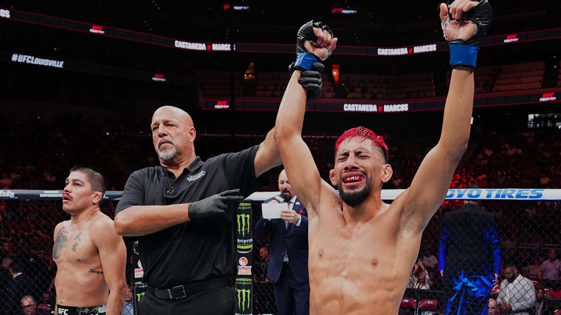 Daniel Marcos venció por decisión unánime a John Castaneda en el UFC Louisville.