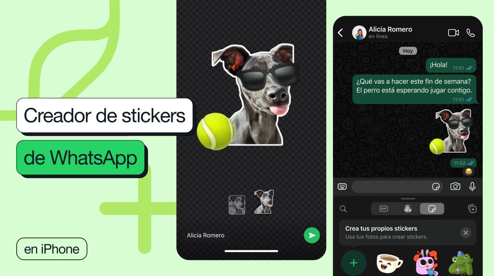 Desde WhatsApp se pueden crear distintos stickers. (Foto: Europa Press) 