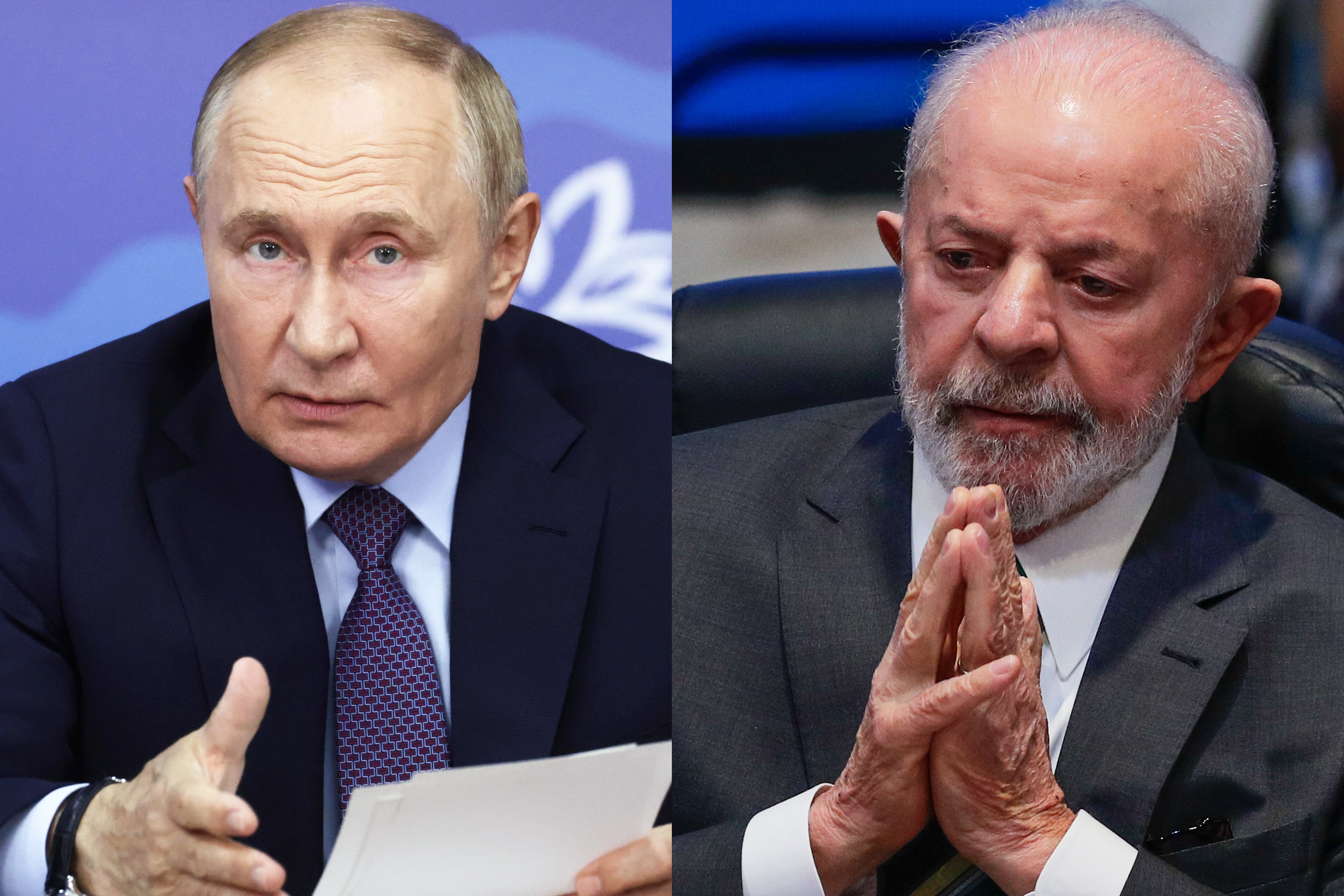 Lula da Silva y Vladimir Putin conversaron sobre la propuesta de paz de Brasil y China para la guerra con Ucrania