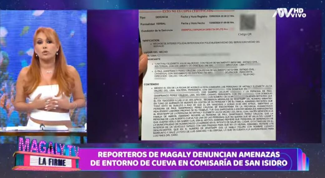 Magaly TV La Firme. (ATV)