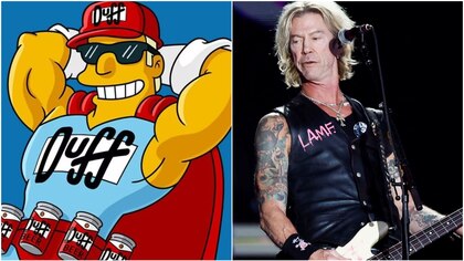 Un productor de “Los Simpson” negó conexión entre Duff McKagan de Guns N’ Roses y la cerveza Duff