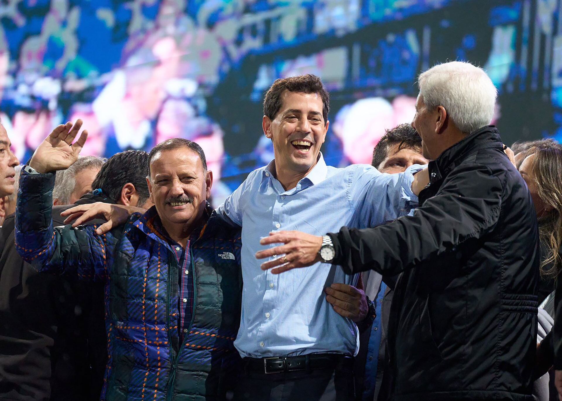 Ricardo Quintela en el acto de Cristina Kirchner