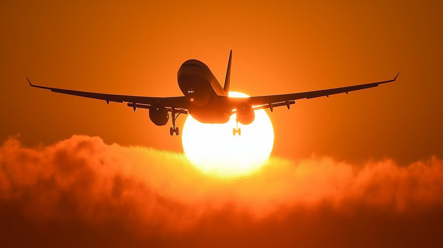 atardecer, afternoon, sunrise, amanecer, flight, vuelta a casa, viaje, vacaciones, travel, trip - (Imagen Ilustrativa Infobae)