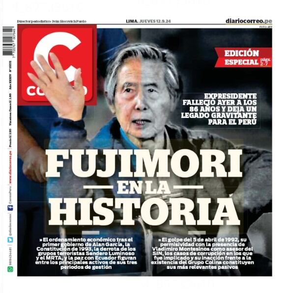 murió alberto fujimori