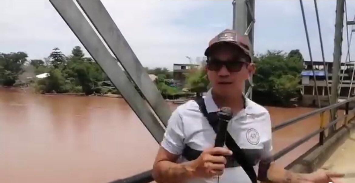 Jorge Méndez hacía reportería desde distintas zonas del Catatumbo - crédito @JulliethCano/X