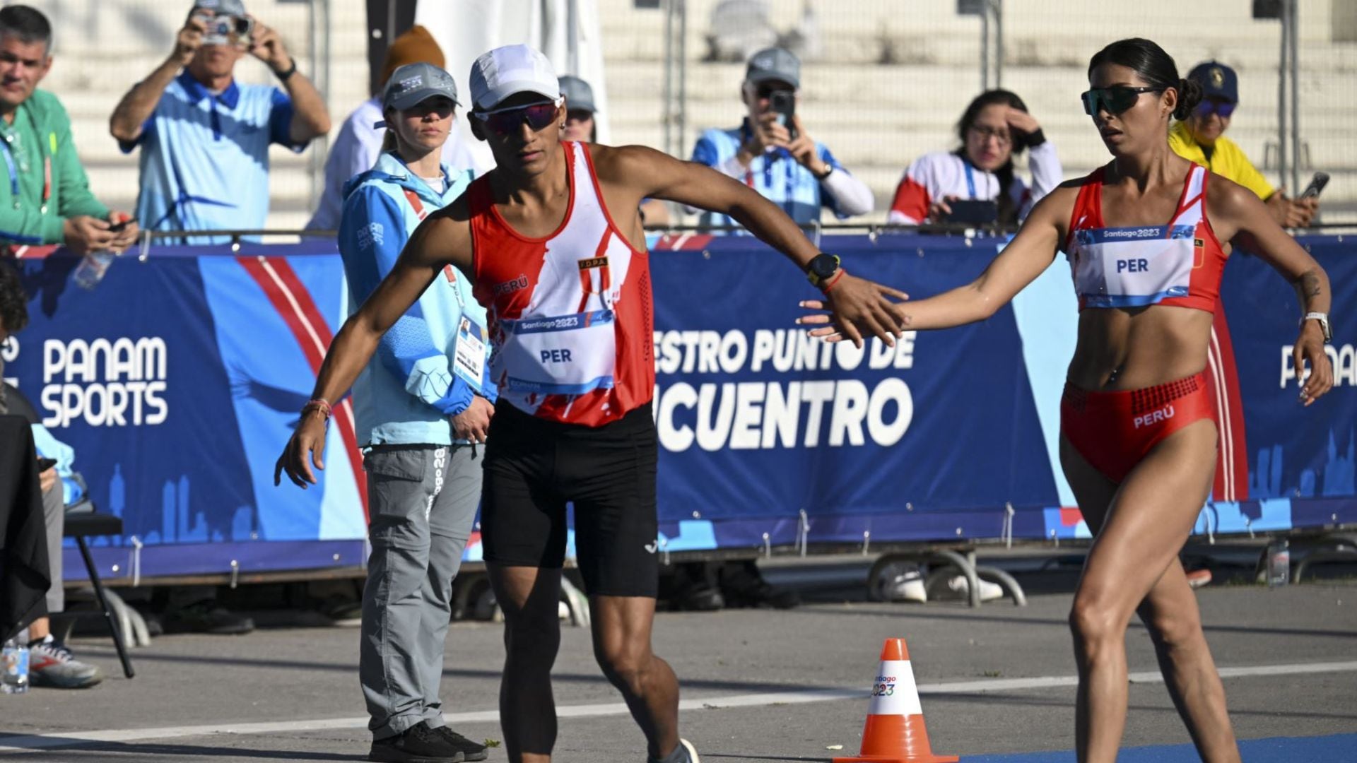 Kimberly García y César Rodríguez  consiguieron la medalla de plata en Santiago 2023.