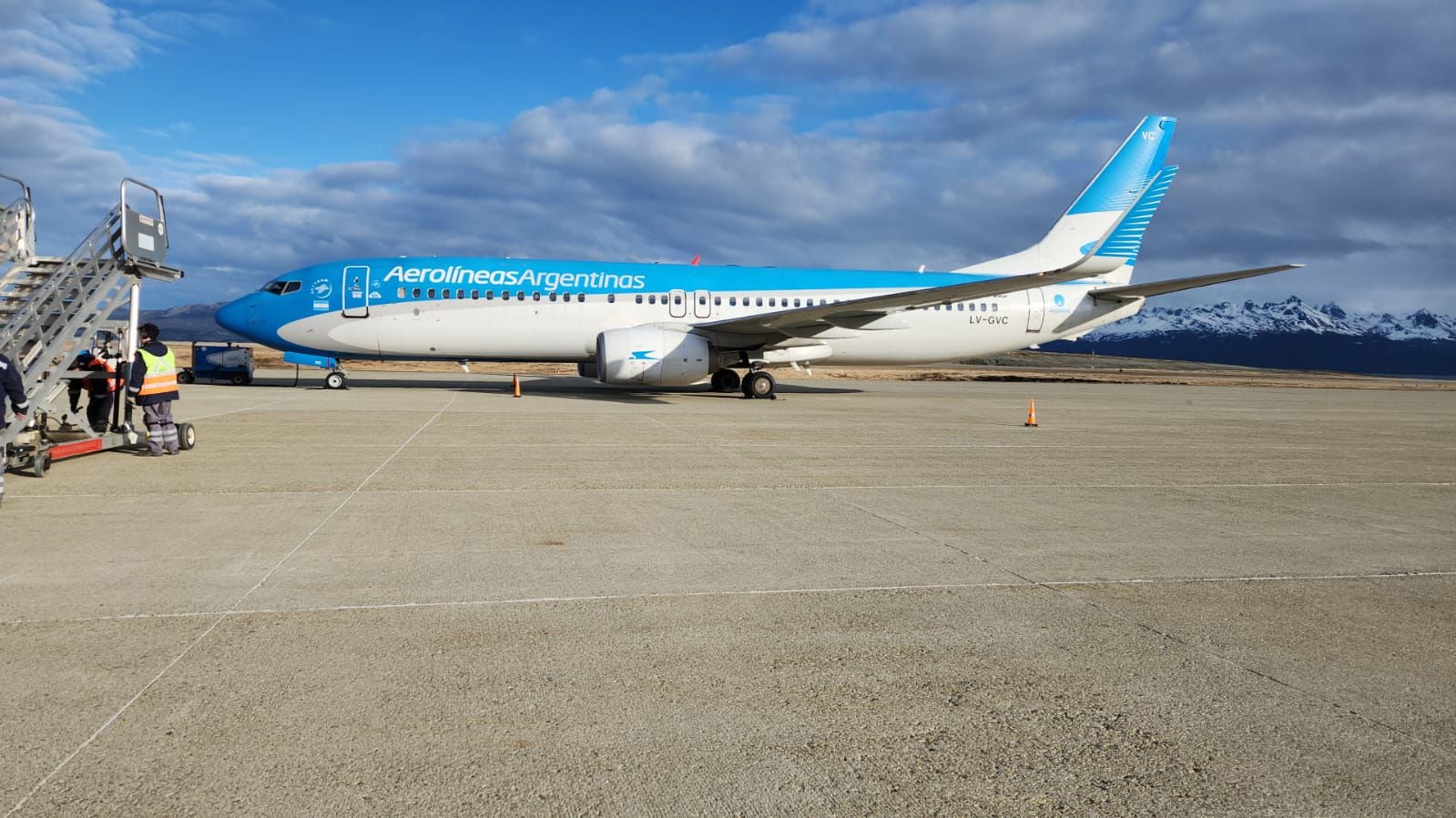 Avión Aerolíneas Argentinas Ushuaia Coto