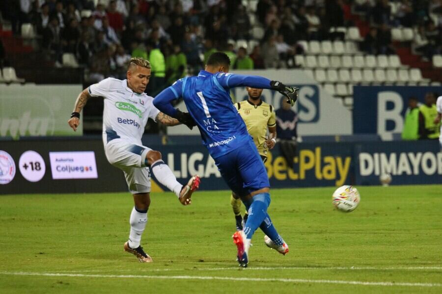 Once Caldas vs. Águilas Doradas por la cuarta fecha de la Liga Betplay 2023-1 -crédito Daniel Ocampo/Colprensa