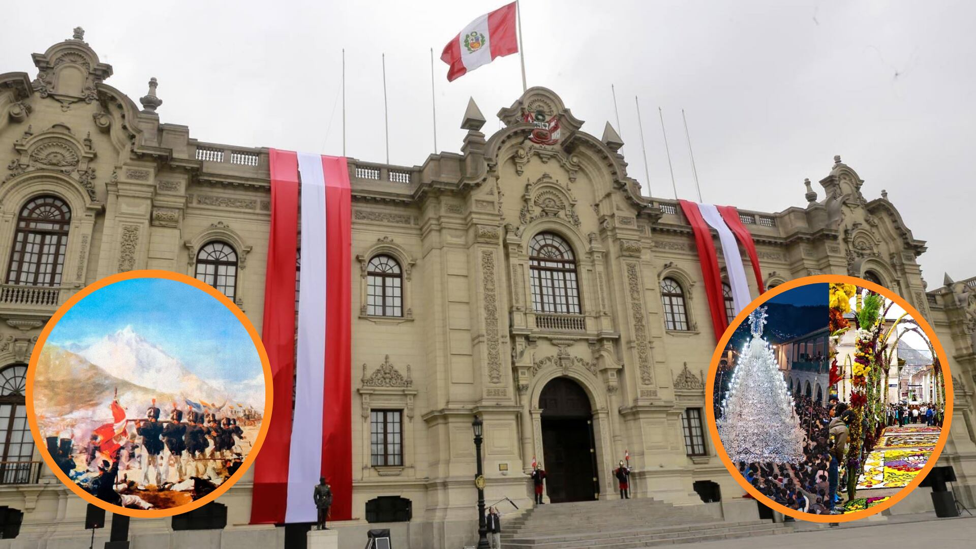 Fiestas Patrias - 29 de julio - feriado nacional - Perú - 17 de julio