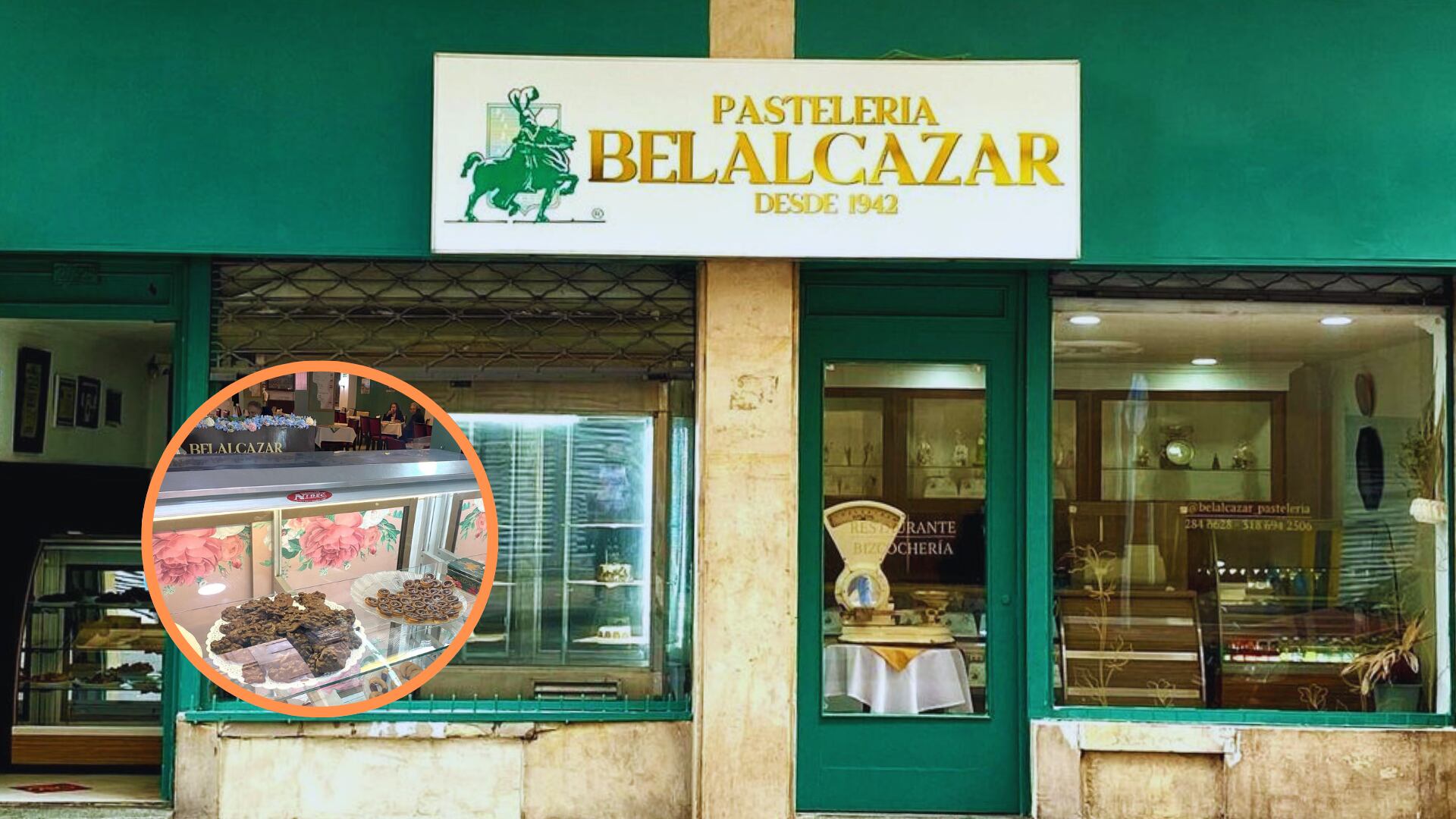 Paula Cubides Páez, heredera de la cuarta generación, mantiene la esencia tradicional del local - crédito belalcazar_pasteleria/Instagram