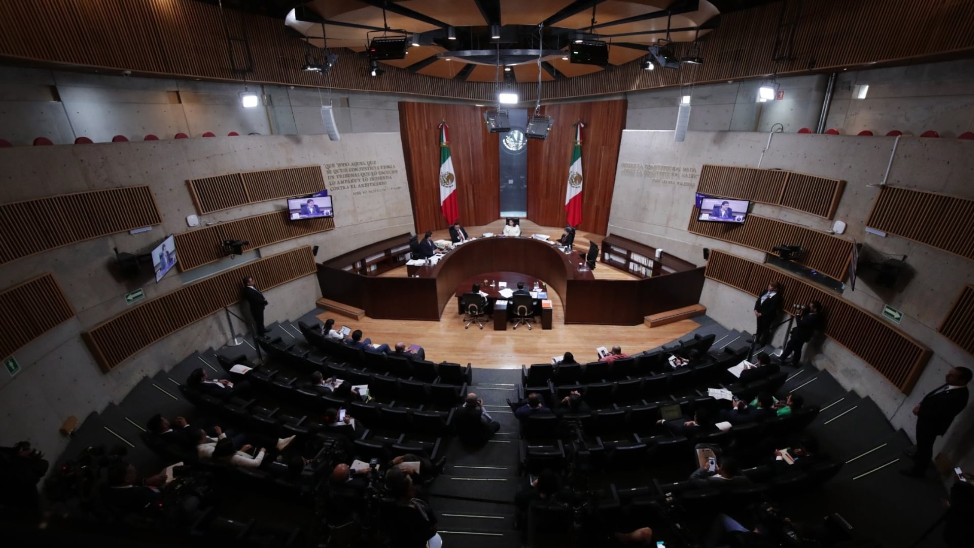 Pleno del Tribunal Electoral del poder Judicial de la Federación (TEPJF). foto: X/@TEPJF_informa