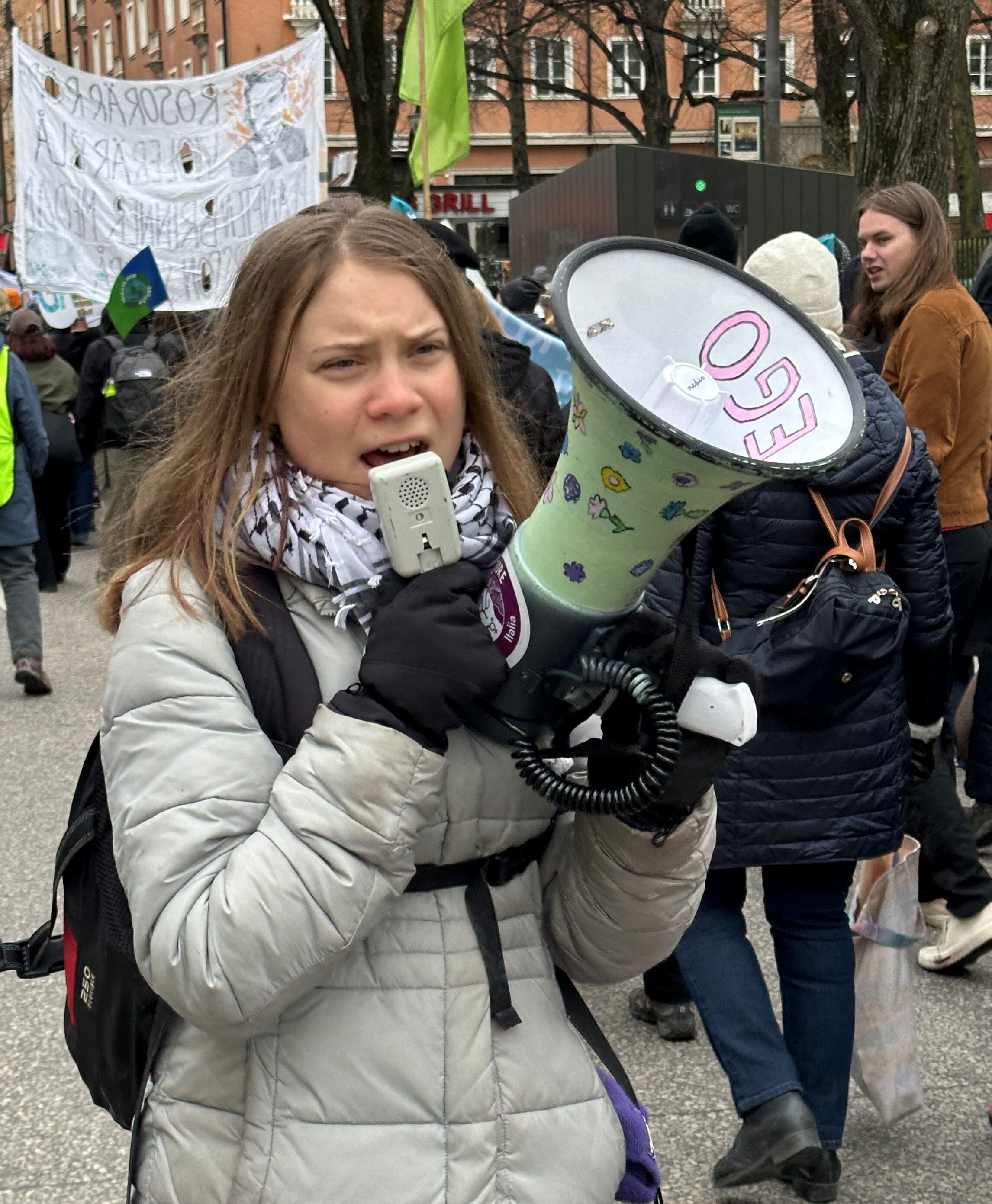 La activista Greta Thunberg se mostró en contra de un experimento de geoingenería solar 
REUTERS/Ilze Filks