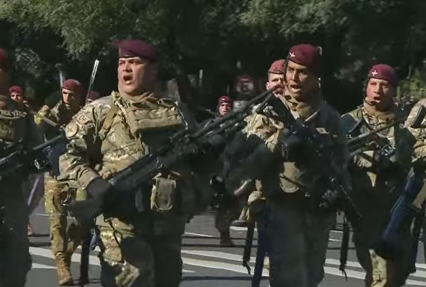 Infantería desfile militar 9 de julio