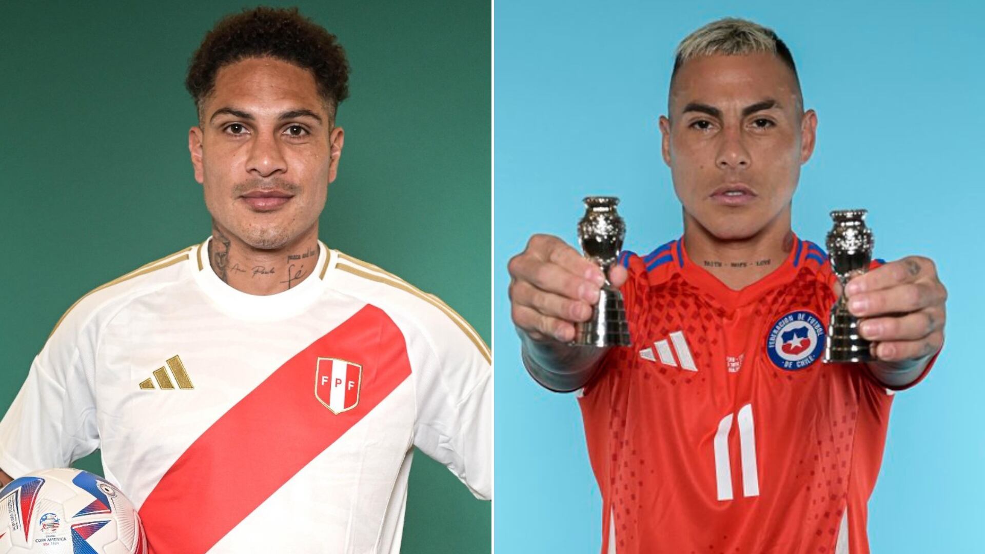 Dónde ver Perú vs Chile por fecha 1 del grupo A de la Copa América 2024.