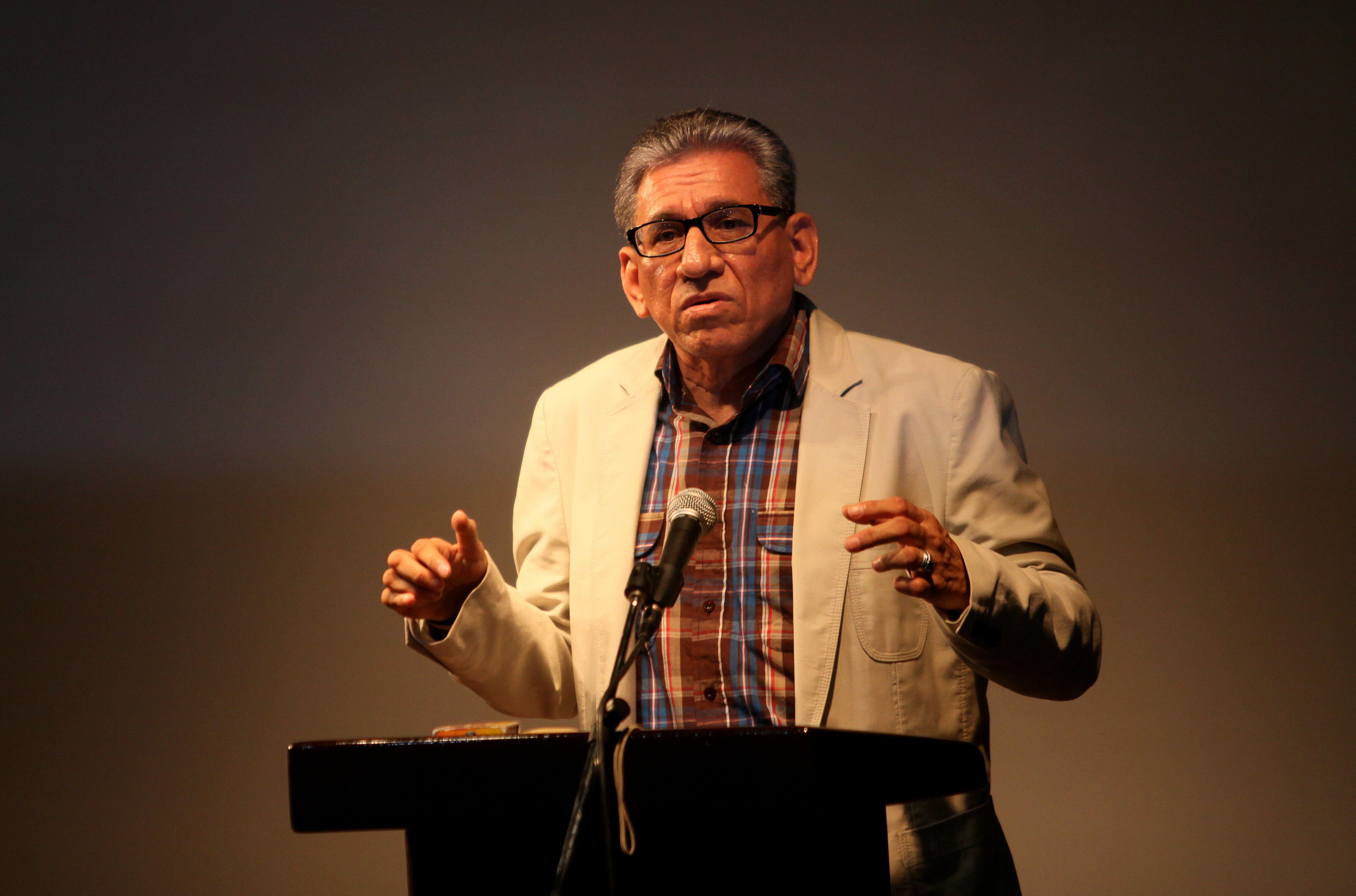 Imagen de archivo de Humberto Ortega en un seminario en Managua (EFE/Mario López)