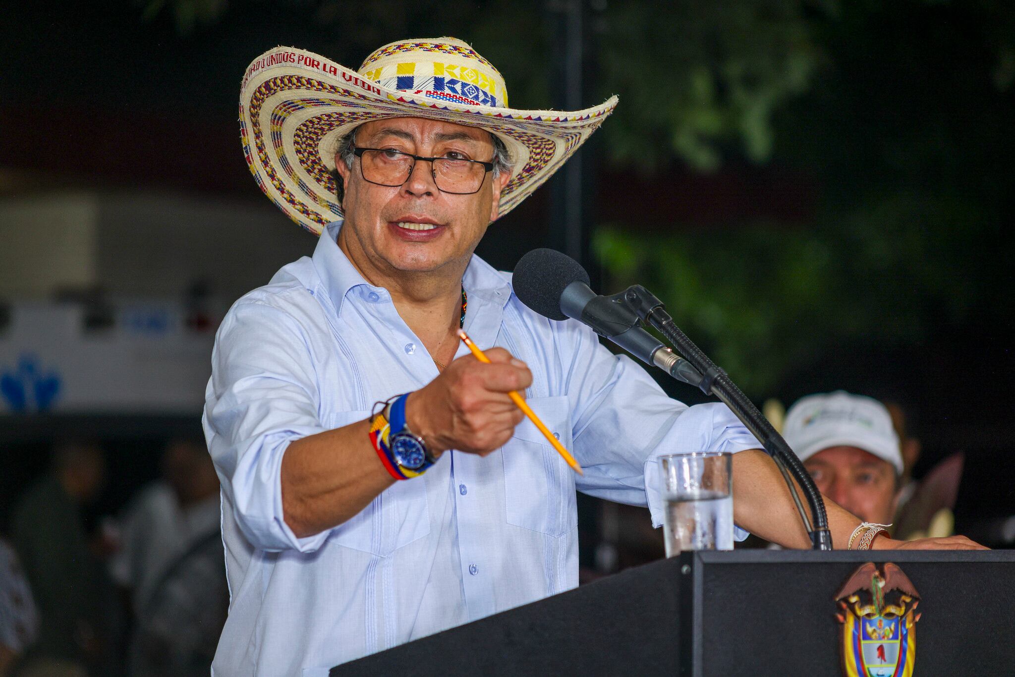 Gustavo Petro le respondió a Iván Name desde Montería Córdoba, sobre la acusación de querer usar la Fuerza Pública para forzar a una Asamblea Nacional Constituyente - crédito Presidencia.