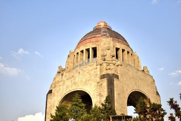 Monumento a la Revolución. Foto: Twitter @SedecoCDMX