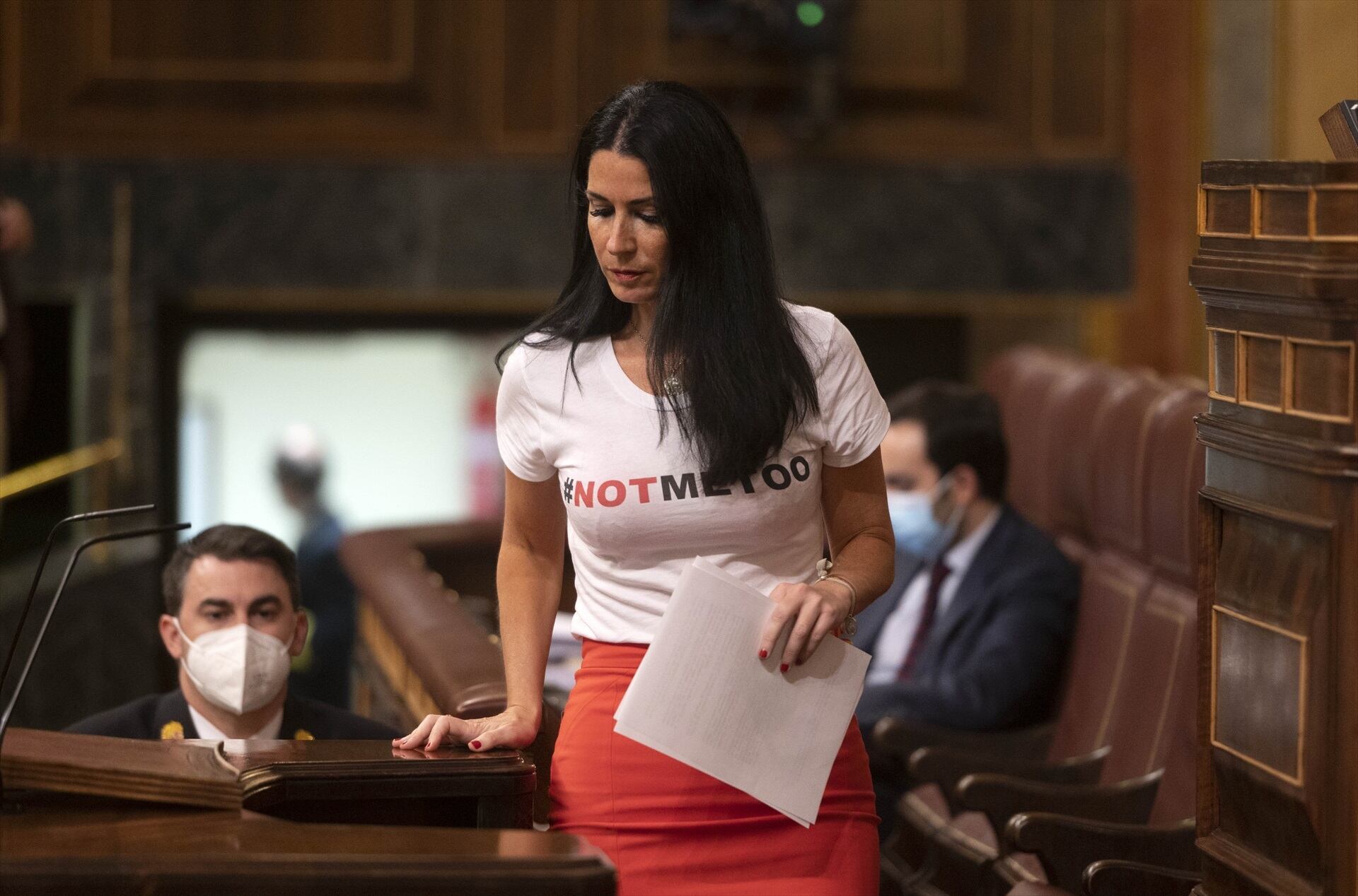 Carla Toscano toma la palabra en el Congreso de los Diputados (Alberto Ortega / Europa Press)