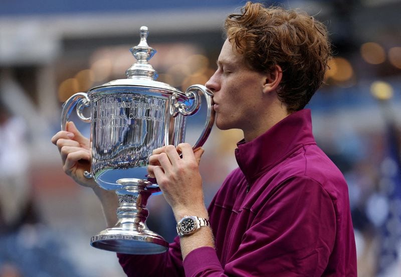 Jannik Sinner, campeón del último US Open, será el principal escollo italiano al que deba enfrentarse la Argentina en los cuartos de final de la Copa Davis en Málaga (REUTERS/Mike Segar)